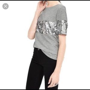 Banana republic sequin top